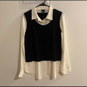 Ann Taylor Black Sweater/Blouse